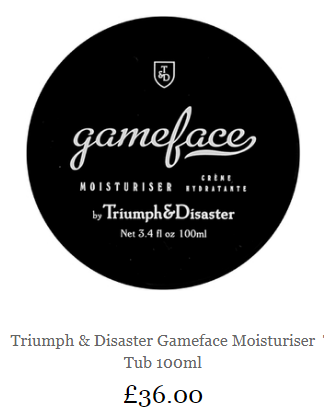 Triumph & Disaster Gameface Moisturiser Tub