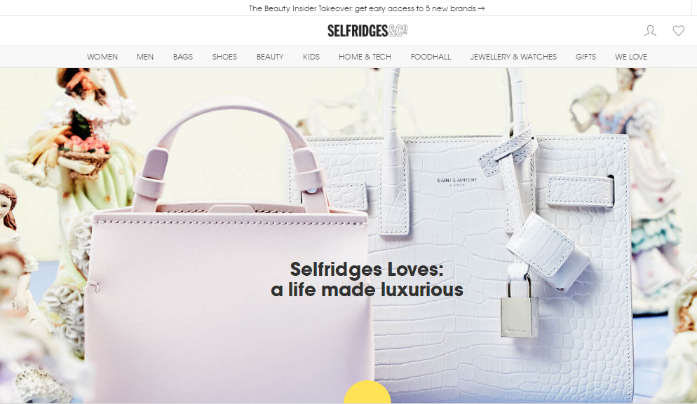 Selfridges 網站最新優惠碼2018/Bug 價Gucci包包特惠，包包/鞋/服裝全部大減價！